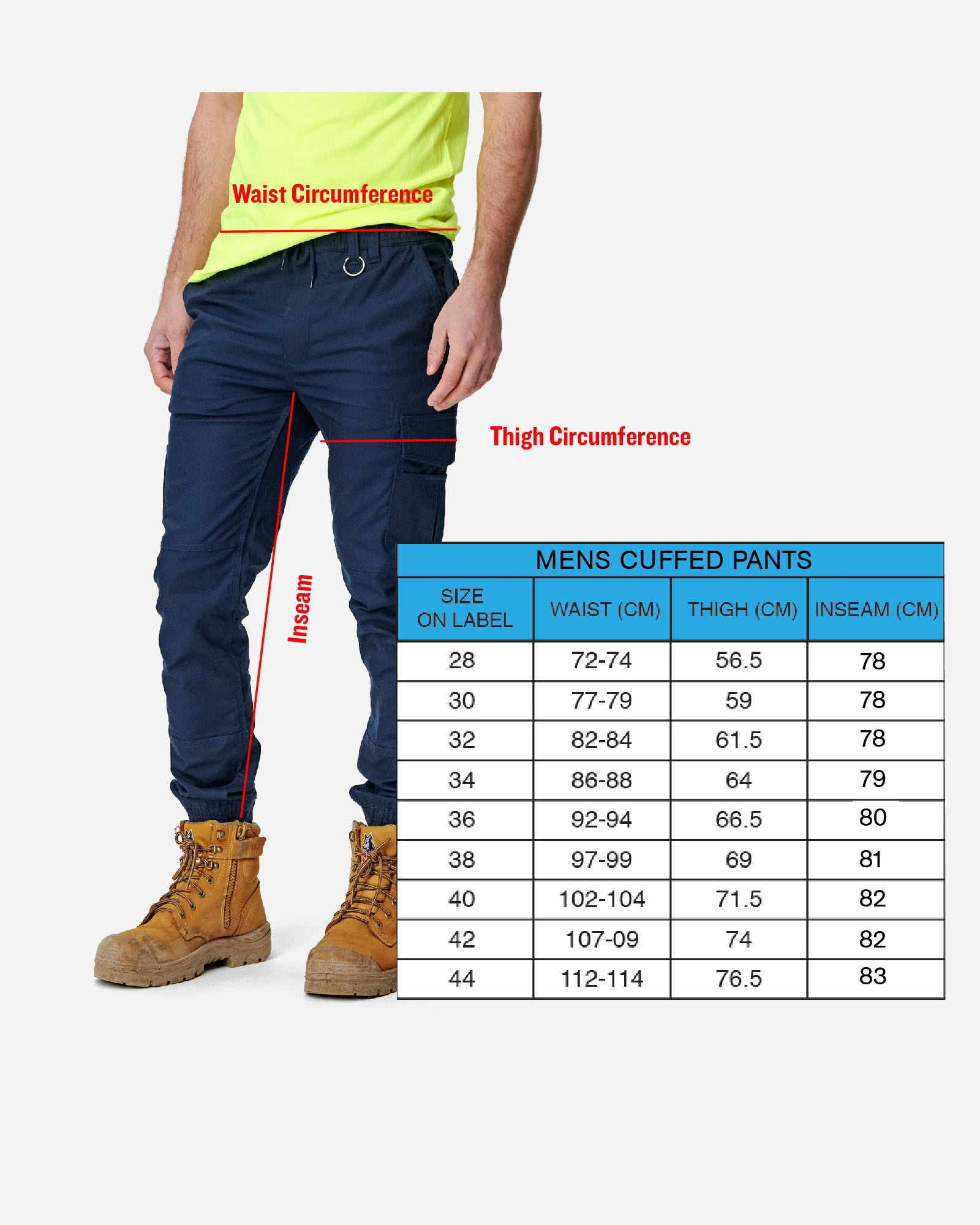 ベビーグッズも大集合 Mens Cuffed WORKWEAR ELWD – Black Pant Lサイズ
